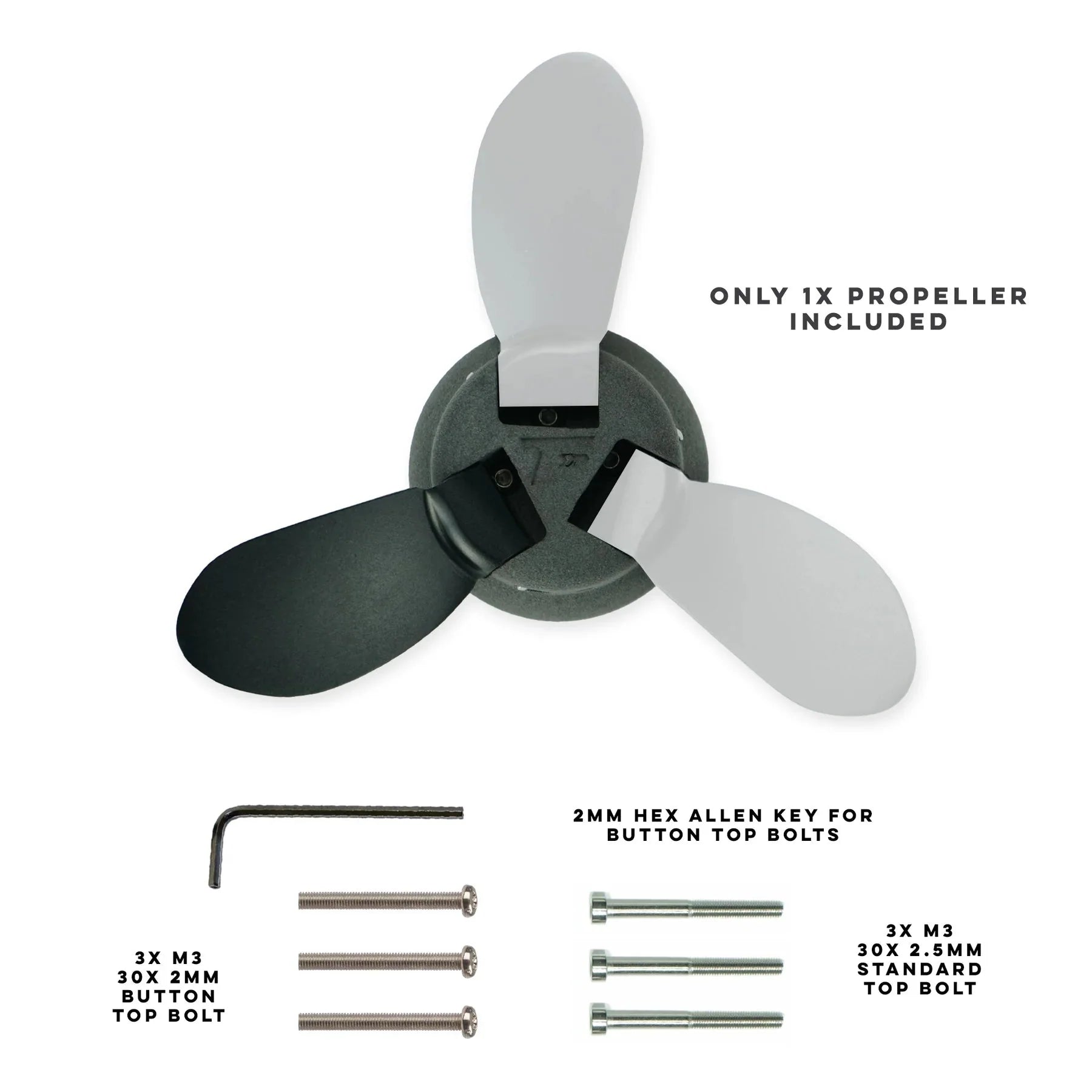 Foil Drive Three Blade Propeller Upgrade | e foil accessories - image 2