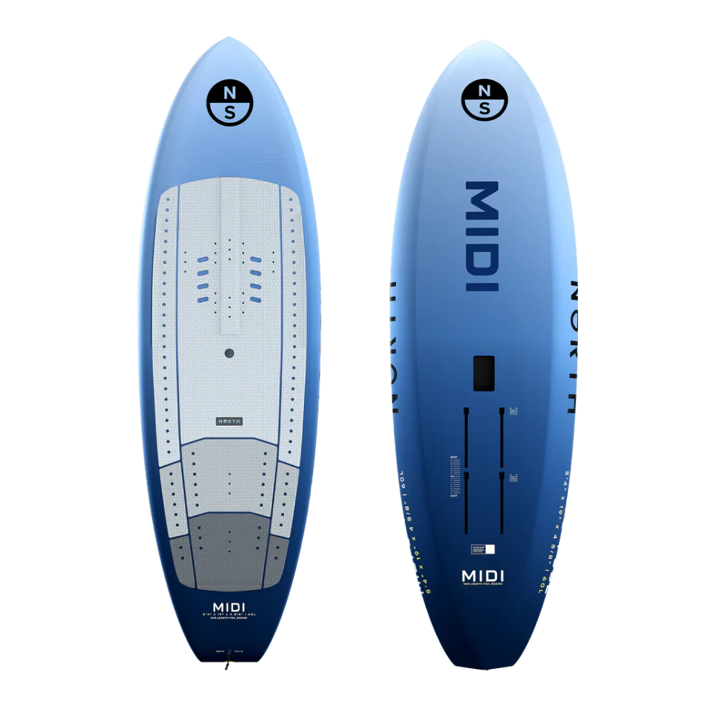North 2025 Midi mid-length foilboard for downwind, SUP foil and prone foiling