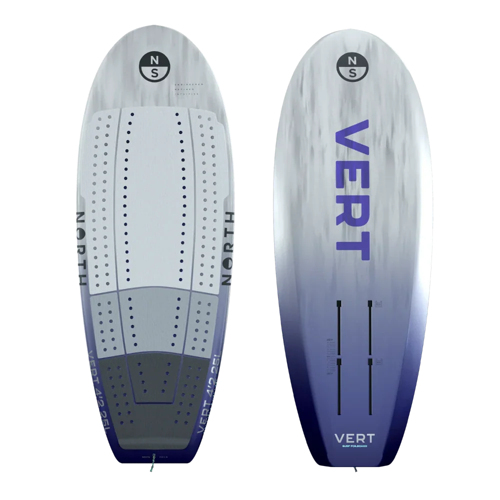 North Vert 2024 prone foilboard – compact light fast paddle-up surf foil board