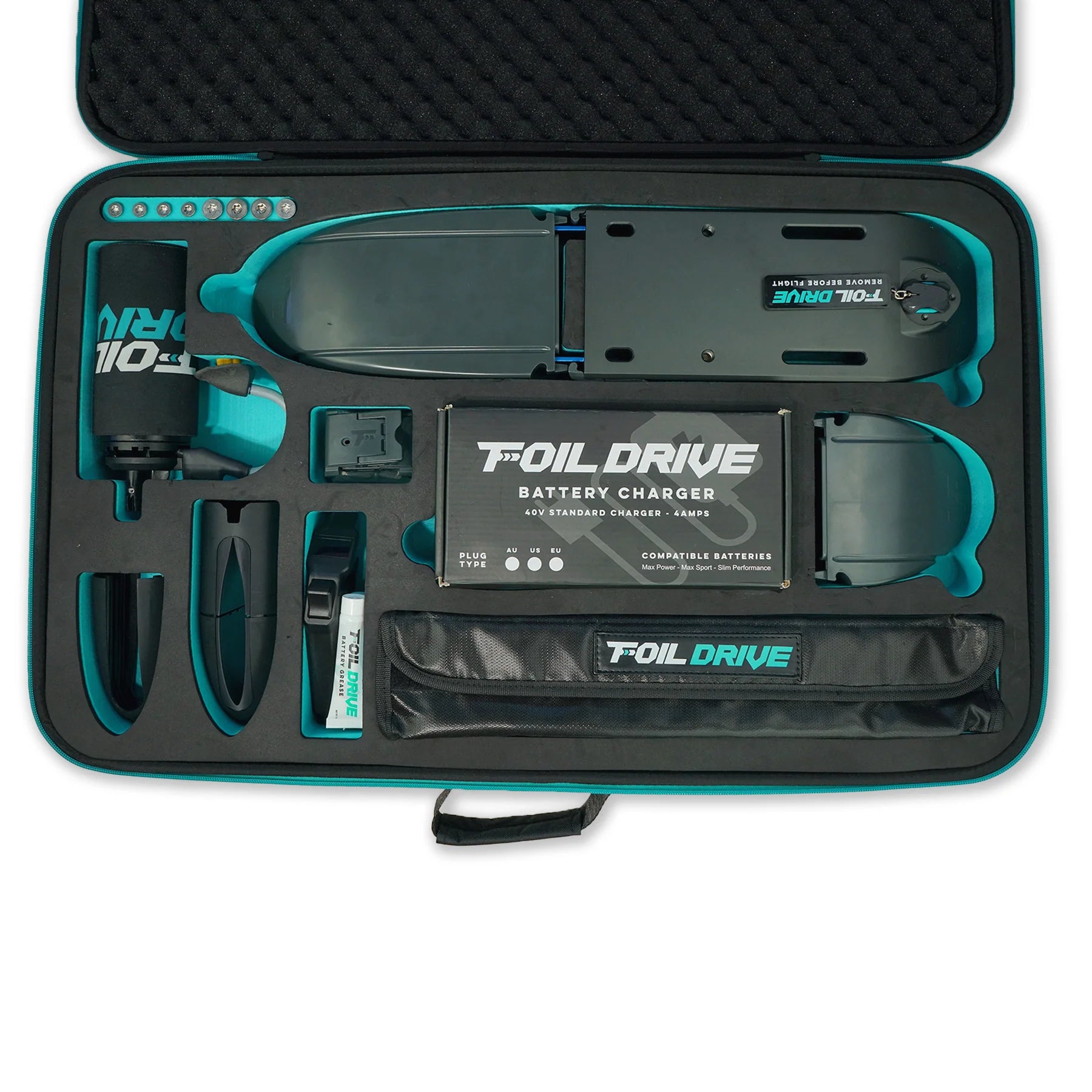 Foil Drive Assist Gen2 MAX HIGH POWER Complete Kit + 2 Blade Propellor