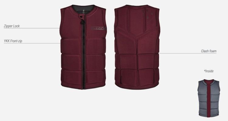 Star Impact Vest Fzip Wake CE