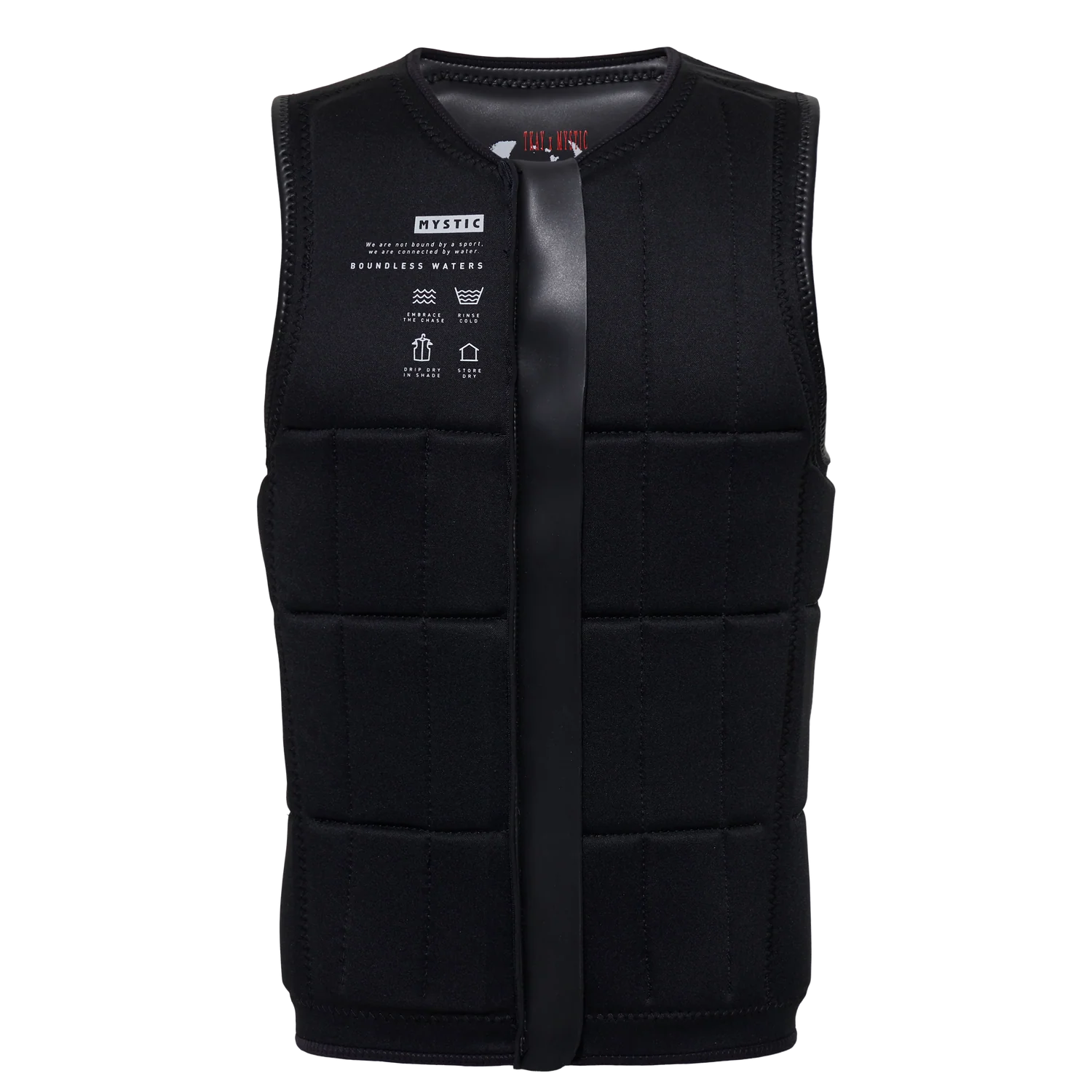 Mystic Mens Anarchy Front Zip Wake Impact Vest